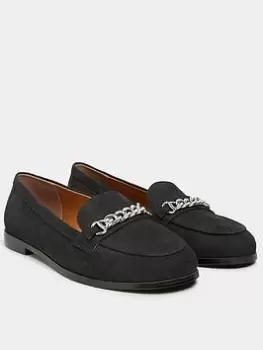 Long Tall Sally Chain Loafer - Black, Size 8, Women