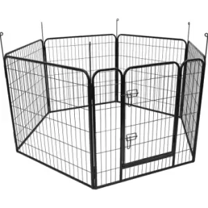 Dog Kennel Zecta 162x140x80cm Black Flamingo Black