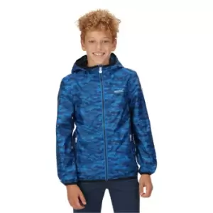 Regatta Boys & Girls Printed Lever Waterproof Breathable Jacket 3-4 Years - Chest 55-57cm (Height 98-104cm)