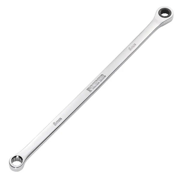 Draper HI-TORQ Metric Extra-Long Double Ring Ratchet Spanner, 8mm