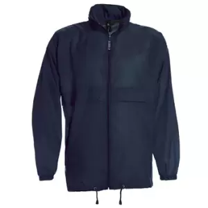 B&C Sirocco Mens Lightweight Jacket / Mens Outer Jackets (3XL) (Navy Blue)