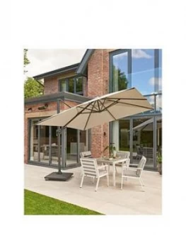 Royce Ambassador Cantilever Parasol 3 X 3M With LED Lights