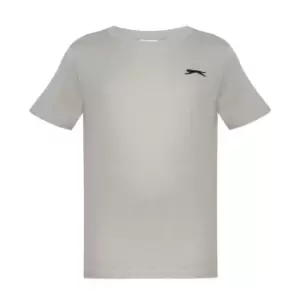 Slazenger Plain T Shirt Junior Boys - Beige