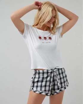 Boux Avenue Slogan Tee & Shortie Set