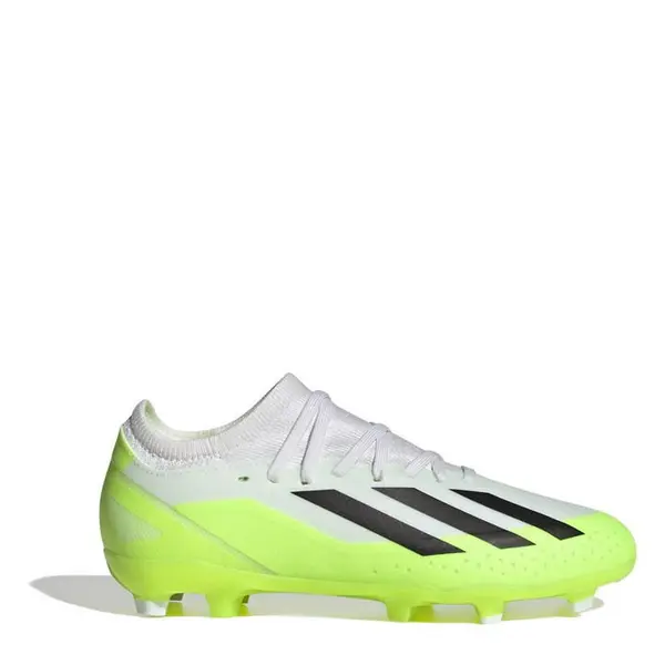 adidas X Crazyfast League Junior Firm Ground Boots Firm Ground Football Boots 3 (35.5) White 08418027230