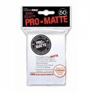 Ultra Pro Matte White 50 Sleeves 12 Packs