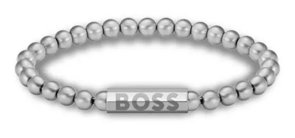 BOSS 1580658M Mens Sphere Beaded Stainless Steel Jewellery