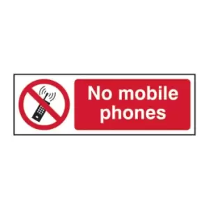 NO Mobile Phones - Sav (600 x 200mm)