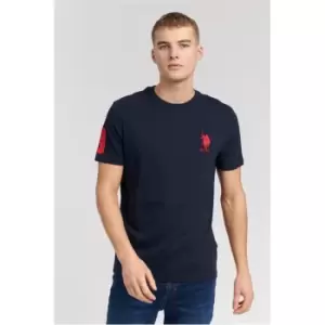 US Polo Assn Large DHM T-Shirt Mens - Blue