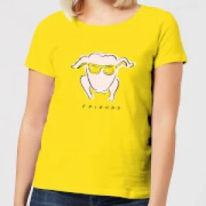 Friends Turkey Womens T-Shirt - Yellow - S