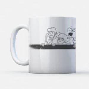 Scooby Doo Gang Retro Stripe Mug