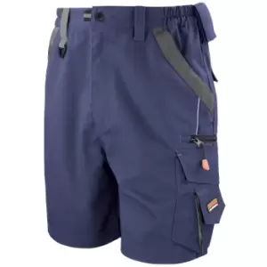 Result Workguard Unisex Technical Work Shorts (S) (Navy/Black)