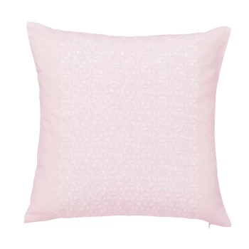 Sanderson Pale Pink Linen and Cotton 'Protea Flower' Cushion - Cushion