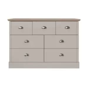 GFW Kendal 4+3 Drawer Chest Grey