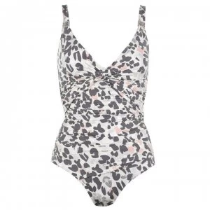 Biba Icon Swimsuit - Grey Leopard