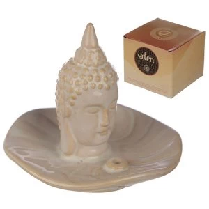 Thai Buddha and Leaf Eden Incense Burner