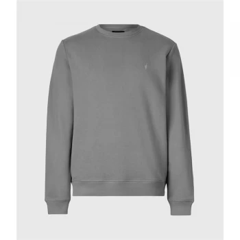 AllSaints Raven Crew Sweatshirt - SACREMENTO GREEN