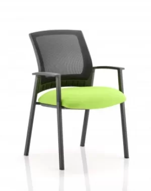 Metro Visitor Chair Bespoke Colour Seat Lime