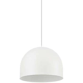 Ideal Lux Lighting - Ideal Lux Tall - 1 Light Dome Ceiling Pendant Light White