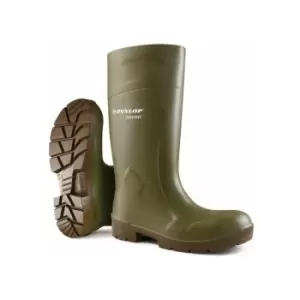 Dunlop - purofort multigrip Safety Wellington Boot sz 9 - Green - Green