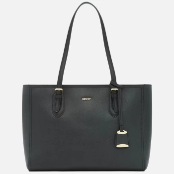 DKNY Womens Bibi Tote Bag - Black/Gold