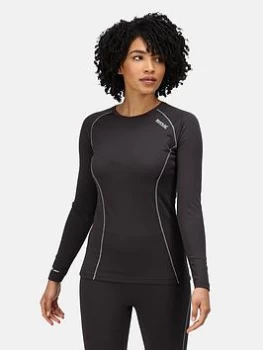 Regatta Bamley Base Layer Set - Dark Grey, Size 14, Women