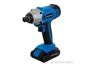 Silverline 996048 18V Li-Ion Impact Driver Kit 2x1.5Ah