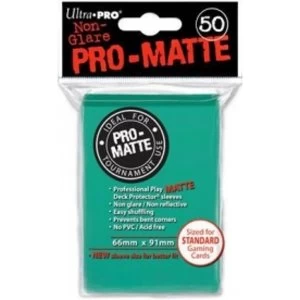 Ultra Pro Matte Aqua 50 Sleeves DPD 12 Packs