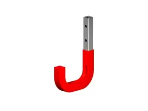 Rothley Red Steel Storage Hook (L)80mm