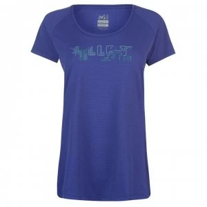 Millet Mexpert T Shirt Ladies - Purple Blue