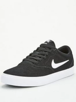 Nike Sb Charge Suede - Black/White