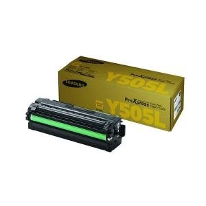 Samsung CLT Y505L High Yield Yellow Laser Toner Ink Cartridge