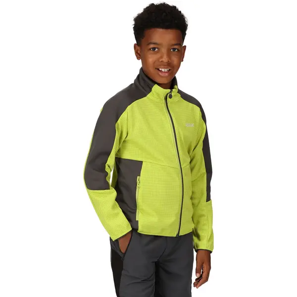 Regatta Boys Highton II Full Zip Breathable Fleece Jacket 9-10 Years - Chest 69-73cm (Height 135-140cm)