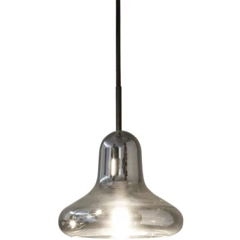 Ideal Lux Lighting - Ideal Lux Lido - 1 Light Dome Ceiling Pendant Light Smokey