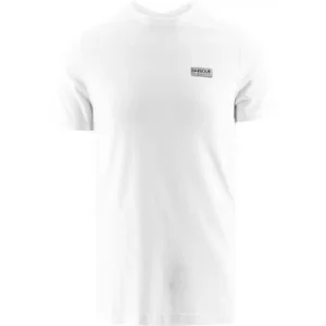 Barbour International White Esssential Large Logo T-Shirt