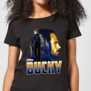 Avengers Bucky Womens T-Shirt - Black