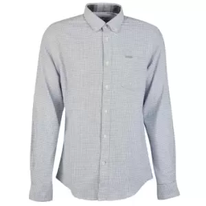 Barbour Mens Oakfield Tailored Shirt Grey Marl Medium