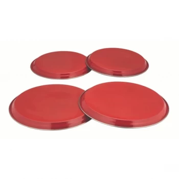 Zodiac Colours Hob Cover Pack 4 Red