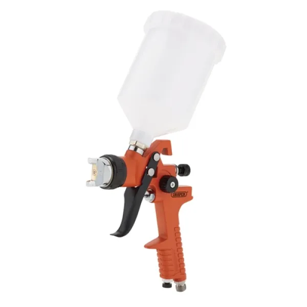 Draper HVLP Air Paint Spray Gun, 600ml 1.3/1.4/2mm