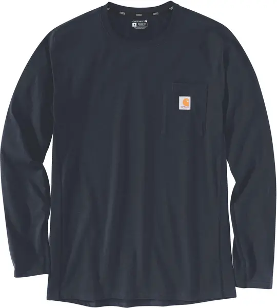 Carhartt Force Flex Pocket Longsleeve Shirt, blue, Size L