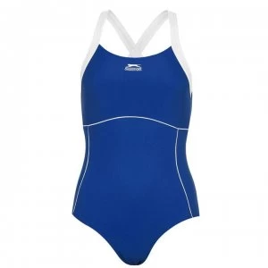 Slazenger X Back Swimsuit Ladies - Navy