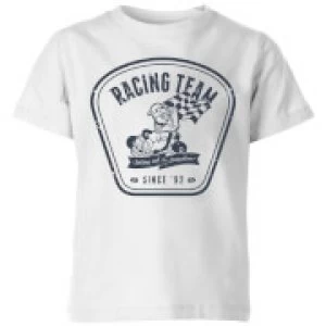 Nintendo Mario Kart Racing Team Kid's T-Shirt - White - 9-10 Years