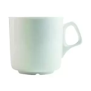 Cafe Mug 300ml10.5oz White Pack of 24 0305099 AU98182