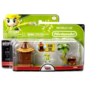 Link & Outset Island (The Legend Of Zelda) Microland Action Figure