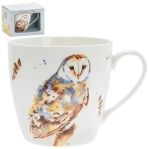 Country Life Mug Owl