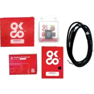 Raspberry Pi OKdo Raspberry Pi 4 4GB Basis-Kit Raspberry Pi 4 B 4GB 4 x 1.5 GHz PSU, Noobs OS, HDMI cable, Housing