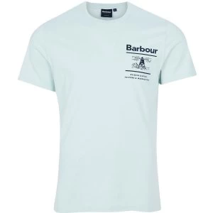 Barbour Mens Chanonry Tee Surfspray Large