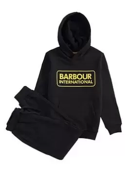 Barbour International Boys Staple Tracksuit - Black, Size Age: 14-15 Years