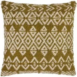 Hatho Cushion Natural/Moss