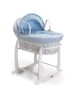 Clair De Lune Waffle Blue Wicker & Deluxe Stand Grey